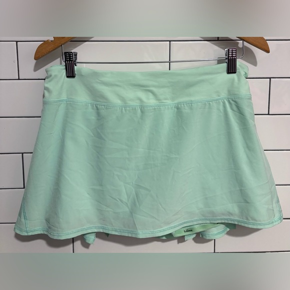 Lululemon Run: Pace Setter Skirt (Regular) *4-way Stretch Fresh Teal 10 - Picture 10 of 12